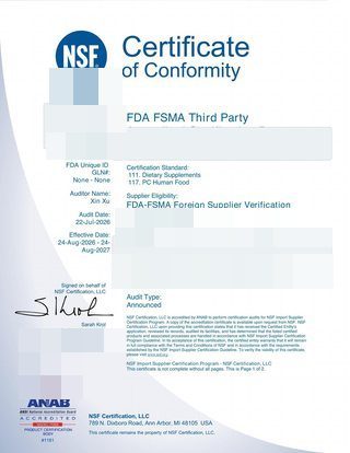FSVP certification preview