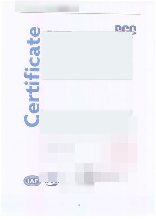 Quality-system certification preview