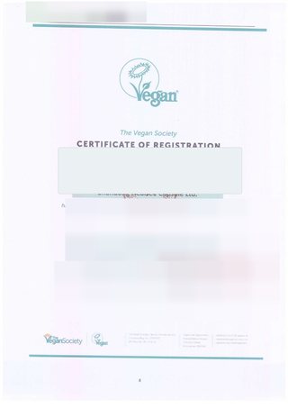 Vegan registration preview